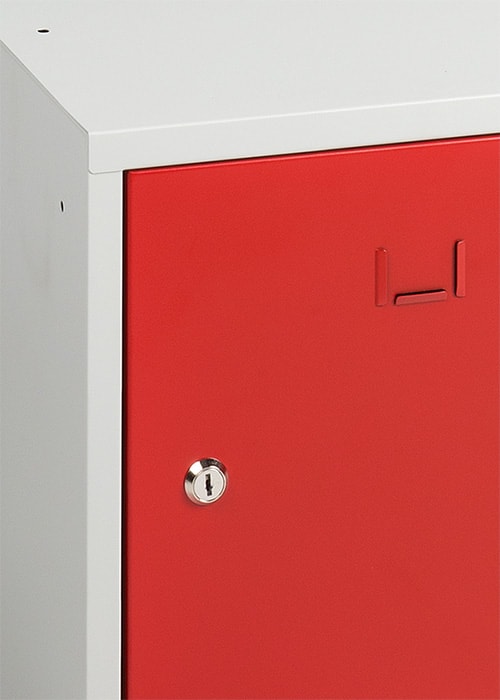 Lockerkast CBL.38.CIL-Grijs/Rood