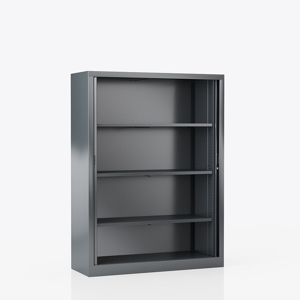 Ergonice Roldeurkast 160x120cm Antraciet