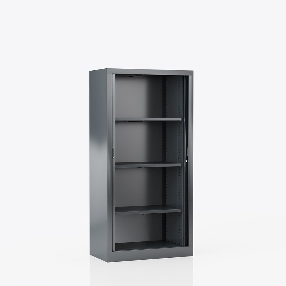 Ergonice Roldeurkast 160x80cm Antraciet