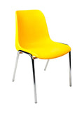 Kantinestoel KUIP-frame dikte 22 mm-Geel