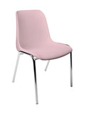 Kantinestoel KUIP-Roze-frame dikte 22 mm