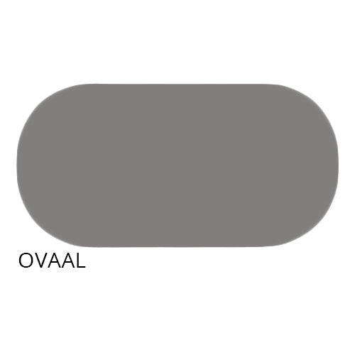 Blad ovaal 200cm kersen