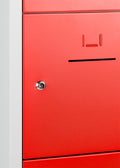 Lockerkast SHC.10.08-Grijs/Rood