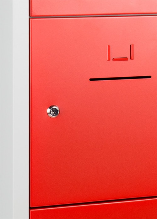 Lockerkast SHC.15.08-Grijs/Rood