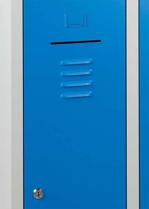 Lockerkast WRC. 2.4.08-Grijs/Blauw